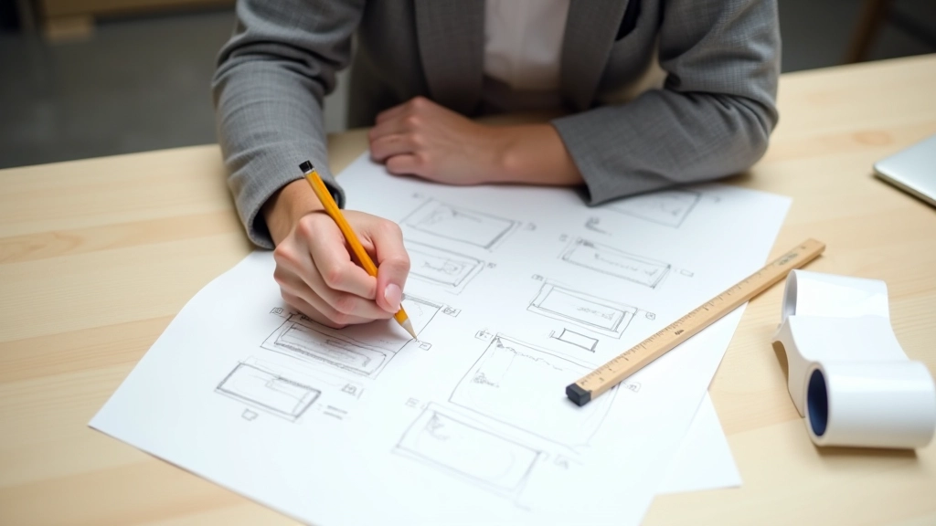 Schéma montrant la disposition du titre et du bouton sur écran mobile versus écran de bureau